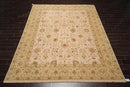9'1'' x 11'10'' Hand Knotted 100% Wool Peshawar 200 KPSI Oriental Area Rug Beige