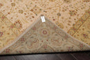 9'1'' x 11'10'' Hand Knotted 100% Wool Peshawar 200 KPSI Oriental Area Rug Beige