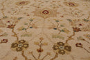 9'1'' x 11'10'' Hand Knotted 100% Wool Peshawar 200 KPSI Oriental Area Rug Beige