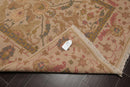 5'9" x 8'9" Hand Knotted Reversible 100% Wool Tibetan Area Rug Tan