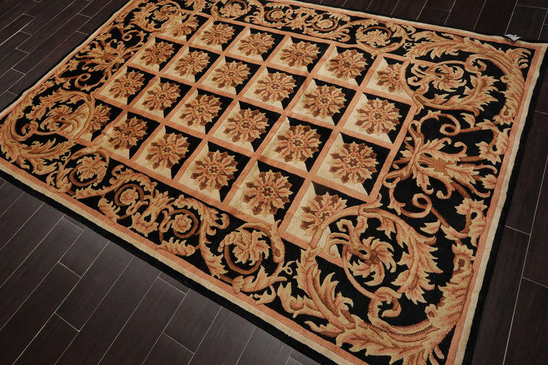 5'1" x 8'6" Hand Knotted Neo-Classic Tibetan Oriental Area Rug Traditional Beige