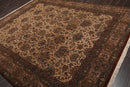 8'1" x 10'1" Hand Knotted 100% Wool 300 KPSI Oriental Area Rug Traditional Beige