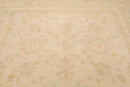8' x 9'9" Hand Knotted Pakistan Peshawar Oriental Area Rug Muted Earth Tones
