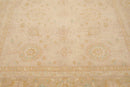 8' x 9'9" Hand Knotted Pakistan Peshawar Oriental Area Rug Muted Earth Tones