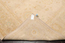 8' x 9'9" Hand Knotted Pakistan Peshawar Oriental Area Rug Muted Earth Tones