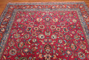 9x12 Rose, Orange Hand Knotted Wool Khorassan 200 KPSI Persian Oriental Area Rug
