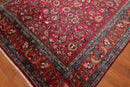 9x12 Rose, Orange Hand Knotted Wool Khorassan 200 KPSI Persian Oriental Area Rug