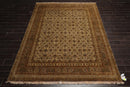 8' x 9'9" Hand Knotted 100% Wool Traditional 300 KPSI Oriental Area Rug Beige