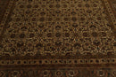 8' x 9'9" Hand Knotted 100% Wool Traditional 300 KPSI Oriental Area Rug Beige