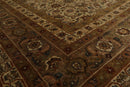 8' x 9'9" Hand Knotted 100% Wool Traditional 300 KPSI Oriental Area Rug Beige