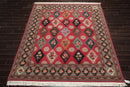 8'2"x 9'10" Hand Knotted Wool & Silk PakPersian 16/18 300 KPSI Oriental Area Rug Pink