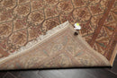 7'4" x 9'7" Hand Knotted 100% Wool 150 KPSI Agra Oriental Area Rug Beige