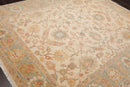 7'9'' x 9'5'' Hand Knotted Pak Peshawar Oriental Area Rug Beige