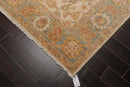 7'9'' x 9'5'' Hand Knotted Pak Peshawar Oriental Area Rug Beige