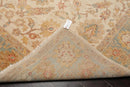 7'9'' x 9'5'' Hand Knotted Pak Peshawar Oriental Area Rug Beige