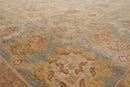 7'9'' x 9'5'' Hand Knotted Pak Peshawar Oriental Area Rug Beige