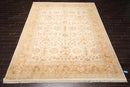 9x12 Masterpiece Unveiled Beige Traditional Wool Rug Pak Persian with 300 KPSI