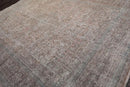 9x12 Hand Knotted 100% Wool Traditional Oriental Area Rug Rust, Gray Color