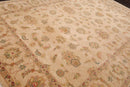 9' x 12' Hand Knotted Wool Agra 200 KPSI Traditional Oriental Area Rug Tan