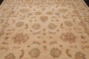 9' x 12' Hand Knotted Wool Agra 200 KPSI Traditional Oriental Area Rug Tan