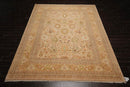 9'4" x 12'2" Hand Knotted Wool 16/18 Pak Persian 300 KPSI Oriental Area Rug Tan
