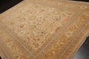 9'4" x 12'2" Hand Knotted Wool 16/18 Pak Persian 300 KPSI Oriental Area Rug Tan