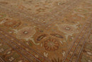 9'4" x 12'2" Hand Knotted Wool 16/18 Pak Persian 300 KPSI Oriental Area Rug Tan