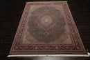 8'8"x12'1" Hand Knotted Wool & Silk Sino Persian Mahi Tabriz 300 KPSI Area Rug