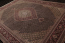 8'8"x12'1" Hand Knotted Wool & Silk Sino Persian Mahi Tabriz 300 KPSI Area Rug