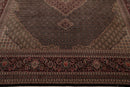 8'8"x12'1" Hand Knotted Wool & Silk Sino Persian Mahi Tabriz 300 KPSI Area Rug