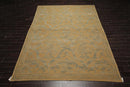 9x12 Tan Asmara French Aubusson Savonnerie Hand Knotted Wool Area Rug plush pile