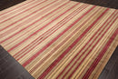 8'7'' x 12'2'' Hand Knotted Tibetan 100% Wool Stripes Modern Oriental Area Rug