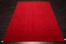 9'1'' x 12' Hand Knotted Tibetan Wool Hip Designer Modern Oriental Area Rug Red