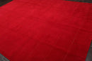 9'1'' x 12' Hand Knotted Tibetan Wool Hip Designer Modern Oriental Area Rug Red
