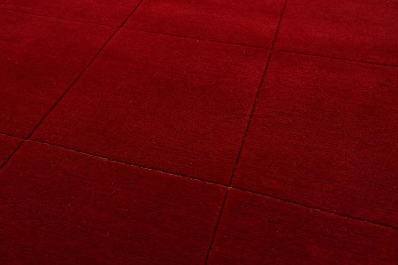 9'1'' x 12' Hand Knotted Tibetan Wool Hip Designer Modern Oriental Area Rug Red