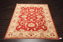 8' x 9'10'' Hand Knotted 100% Wool Peshawar Oriental Area Rug Rusty Red
