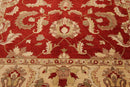 8' x 9'10'' Hand Knotted 100% Wool Peshawar Oriental Area Rug Rusty Red