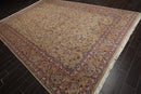 9'5" x 13'7" Hand Knotted 100% Wool Traditional Kashaan Oriental Area Rug Moss