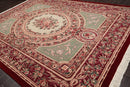 9'2"x12'2'' Hand Knotted Wool French Aubusson Savonnerie Plus pile Area Rug Mint