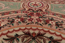 9'2"x12'2'' Hand Knotted Wool French Aubusson Savonnerie Plus pile Area Rug Mint