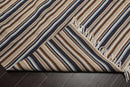 7'10" x 11'2" Hand Woven Superfine Dhurry Wool Flatweave Area Rug Modern Tan