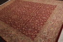 9'2" x 12'5" Hand Knotted Wool 16/18 Pak Persian 300 KPSI Area Rug Burgundy