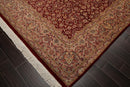 9'2" x 12'5" Hand Knotted Wool 16/18 Pak Persian 300 KPSI Area Rug Burgundy