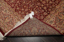 9'2" x 12'5" Hand Knotted Wool 16/18 Pak Persian 300 KPSI Area Rug Burgundy