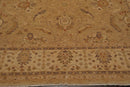 9'6" x 11'9" Hand Knotted Wool Chobi Peshawar Traditional Oriental Area Rug Tan
