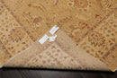 9'6" x 11'9" Hand Knotted Wool Chobi Peshawar Traditional Oriental Area Rug Tan