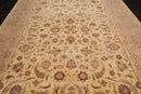 9'2"x12'4" Hand Knotted Wool 16/18 Pak Persian 300 KPSI Oriental Area Rug Ivory