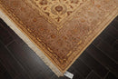 9'2"x12'4" Hand Knotted Wool 16/18 Pak Persian 300 KPSI Oriental Area Rug Ivory