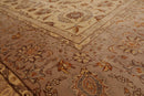 9'2"x12'4" Hand Knotted Wool 16/18 Pak Persian 300 KPSI Oriental Area Rug Ivory