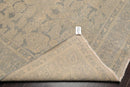 5'11''x8'11'' Hand Knotted Tibetan 100% Wool Tibetan Transitional Oriental Area Rug Beige, Gray Color